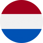 Netherlands flag circle icon